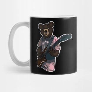 Bear Playing Guitar Mug